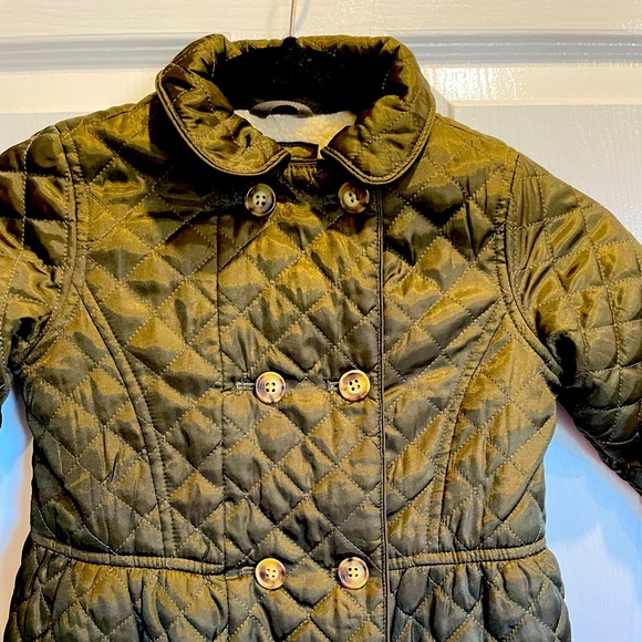 Girls Gap double breasted jacket with shearling interior - Picture 1 of 7